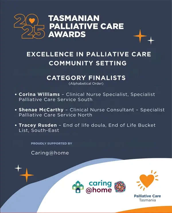 End of Life Bucket List Palliative Care Awards Finalist